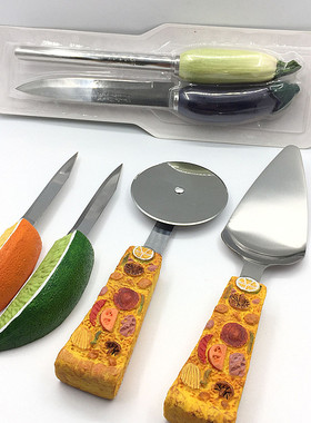 不锈钢树脂彩绘手柄餐具