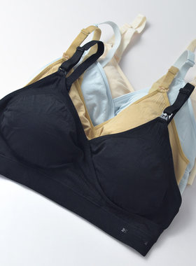 优质剪标原单哺乳文胸罩无钢圈内衣喂奶孕妇舒适bra