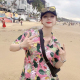 套装 古着男短袖 女 夏威夷花衬衫 海南岛沙滩服三亚旅游冰丝港风大码