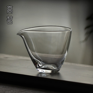 分茶器加厚小号高档茶具配件 透明公道杯高端玻璃耐高温公杯日式