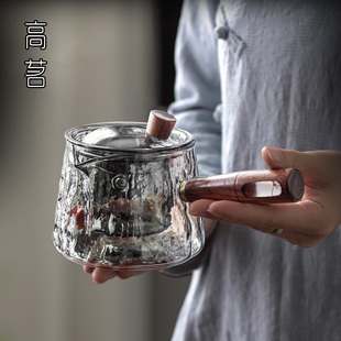 玻璃侧把壶2026新款茶水分离煮茶器家用带过滤泡茶具冲茶壶耐高温
