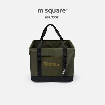 MSQUARE露营装备后备箱收纳袋户外工具车载自驾大容量折叠收纳筐
