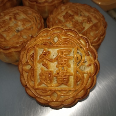莉乡黄记广式月饼冬翅蛋黄月饼包装礼盒