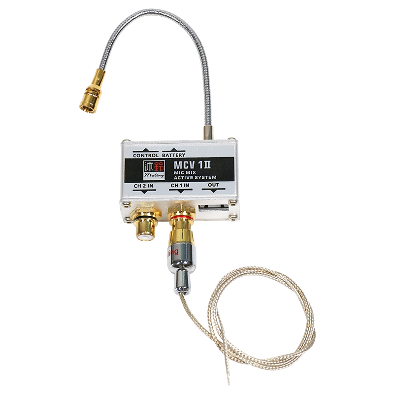 2020新品沐铃MCV1ii二代民谣弹唱吉他拾音器美式指弹压感+麦克风