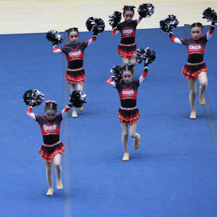 订制啦啦操比赛服装啦啦队服装健美操服装体操服套装成人新品26男