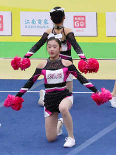 花球拉拉操服装啦啦队服装健美操服装体操服套装成人新品25团体女