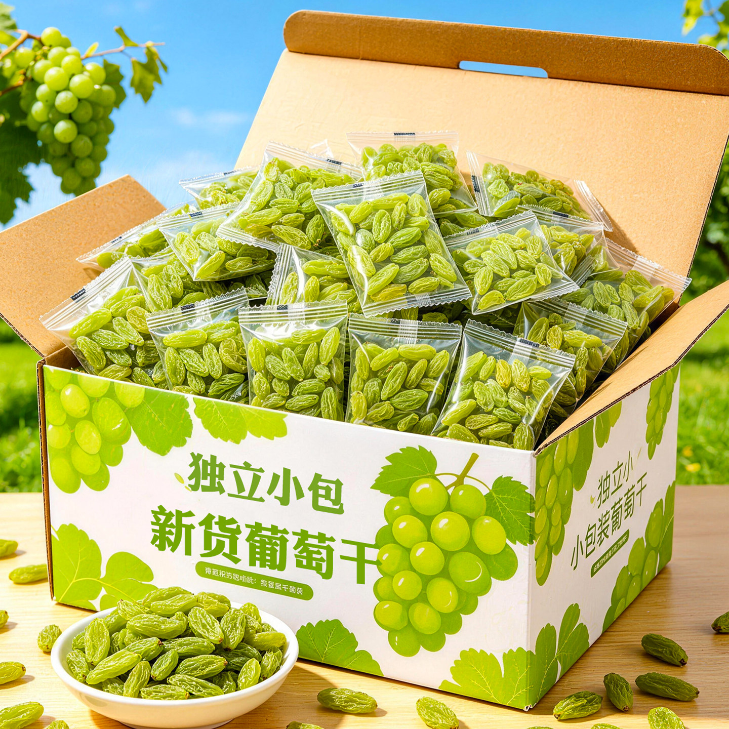 独立小包装葡萄干新疆特产图片