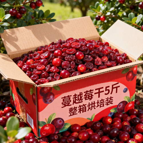 鲜红蔓越莓5斤装整件发货