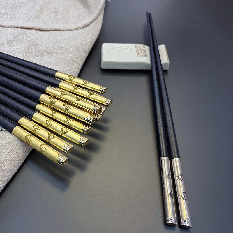 抗菌合金筷轻奢新款防霉防滑