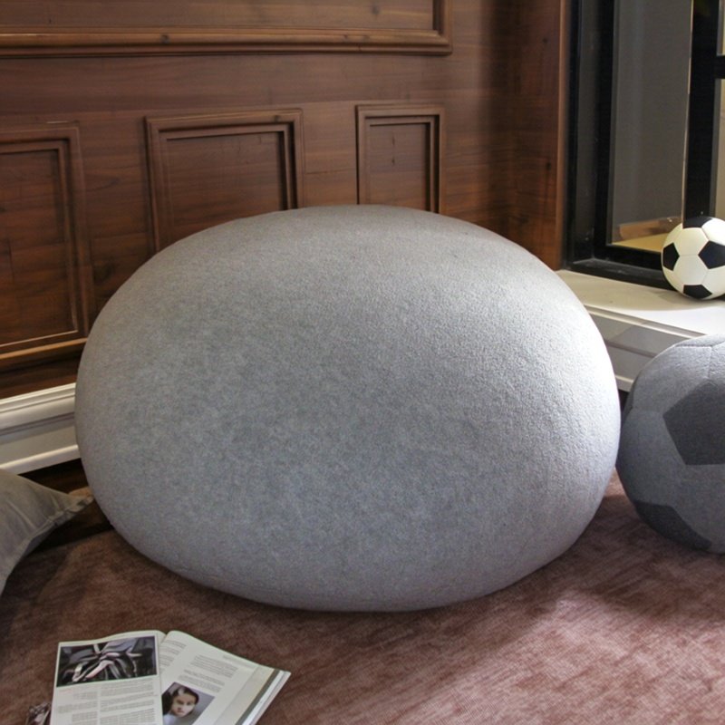 多功能仿真石头坐墩鹅卵石懒人沙发圆凳搁脚凳换鞋凳民宿影视场景,节庆用品/礼品,创意坐垫,淘宝优惠券,粉丝福利购,淘宝优惠卷