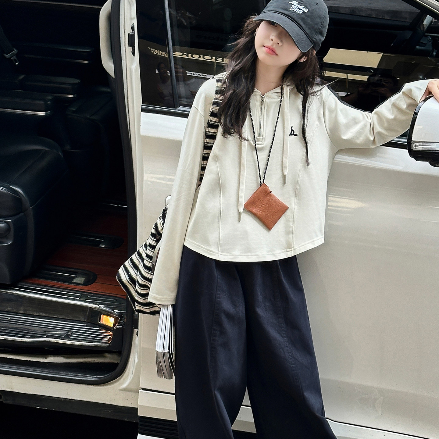 童装女童套装儿童休闲运动两件套春装2026新款韩大童女孩时髦衣服