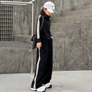 女童运动套装春秋2025新款大女童时尚洋气时髦秋装炸街儿童两件套