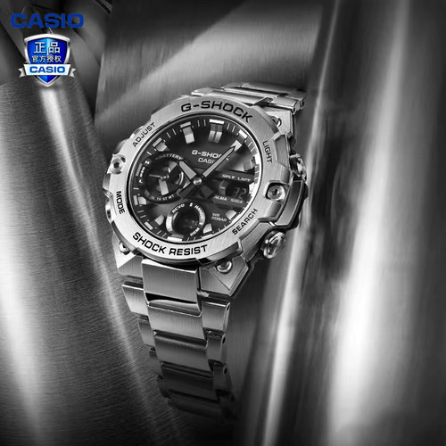 卡西欧男钢铁之心太阳能防水手表