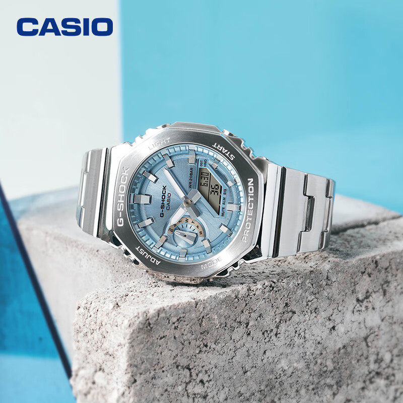 卡西欧炫彩金属日韩腕表