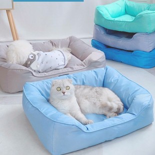 防水牛津布凉窝笼四季 狗窝夏季 通用宠物窝粘毛狗床夏天猫窝猫