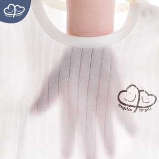 儿童家居服夏季薄款男童女童长袖套装纯棉小童空调服夏装宝宝睡衣