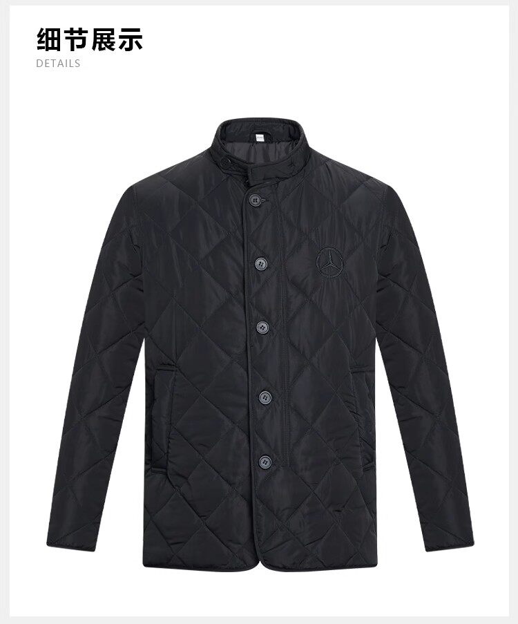 2023新款奔驰工装棉服黑色4S店售后工作服服务顾问SA男女棉衣冬季