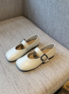 【TFM】2026年新款玛丽珍鞋女一字扣平底浅口单鞋软底舒适奶奶鞋