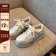 增高显瘦休闲运动板鞋 ins百搭 女2026年春季 新款 TFM 厚底小白鞋