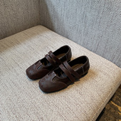 TFM 2026春季 新款 魔术贴玛丽珍鞋 女方头平底软底百搭浅口单鞋