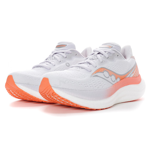 Saucony 索康尼 TRIUMPH 23 胜利23 女子缓震跑鞋 白橙色 S11023