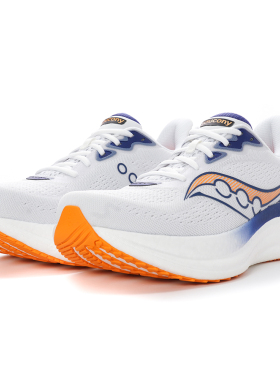 Saucony 索康尼 TRIUMPH 23 胜利23 男子缓震跑鞋白蓝S21023-264