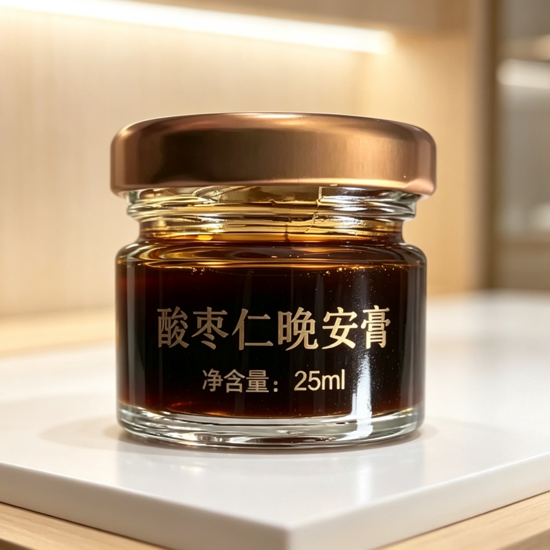 25ml酸枣仁晚安膏空瓶子包装密封罐
