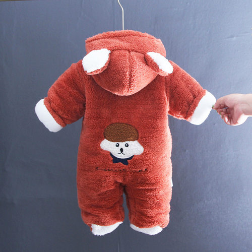 新生婴儿衣服连体衣保暖加厚