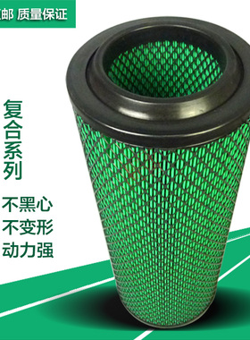 重汽王牌737 757滤芯南骏货车空气滤清器 两头通孔 k1539空滤包邮