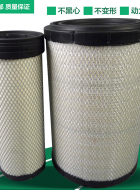 芯K2335K2435适配卡特日立挖机装载机铲车江淮威斯达空气滤清器滤