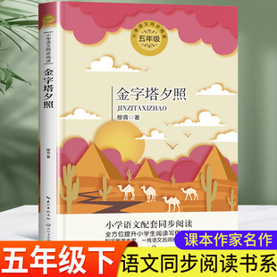 金字塔夕照 穆青 正版五年级下册必读的课外书课文作家作品小学生课外阅读书籍正版 寒暑假推荐书目 儿童文学 长江文艺出版社