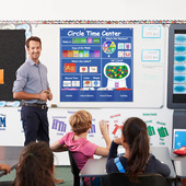 数字天气时间颜色形状字母挂袋教具