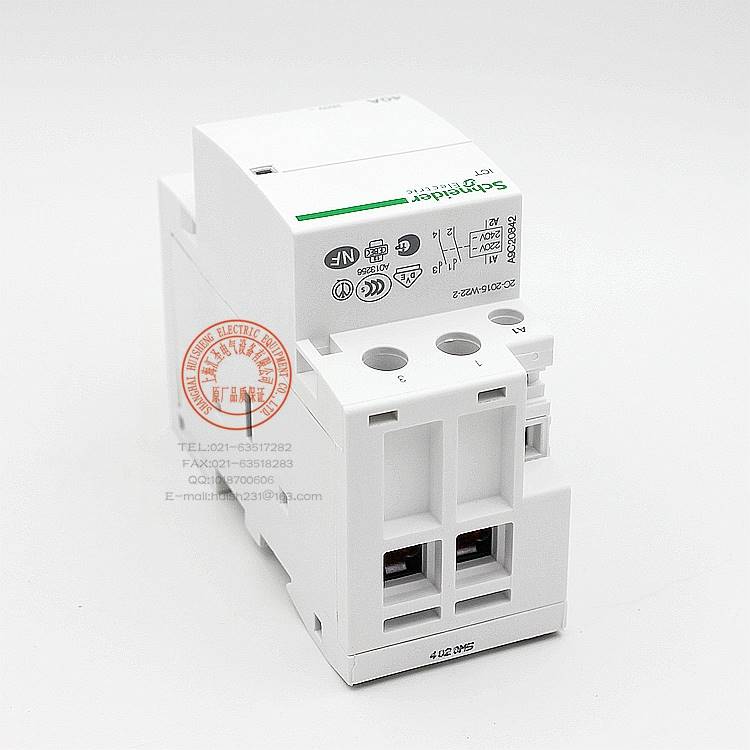 Schneider/家用接触器 ICT 40A 2NO A9C20842导轨安装询价