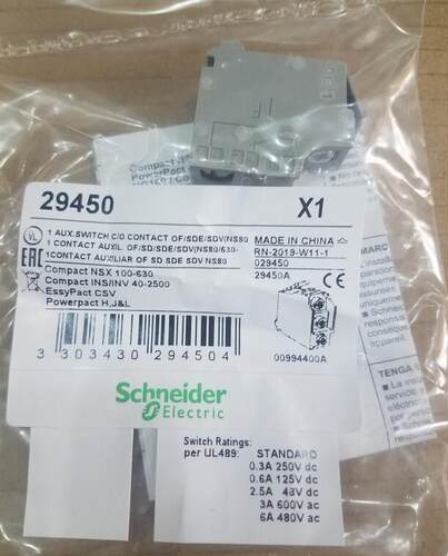 原装塑壳断路器附件 NS-OF/SD(100-630)(29450)询价