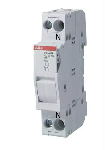 原装ABB熔断器式隔离开关 熔丝座 E91hN/32 1+NA 32A询价