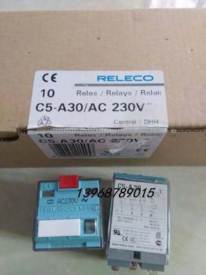 供应全新原装进口西班牙RELECO进口 继电器C5-A30 C5-A30X AC230V
