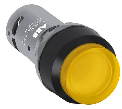原装ABB凸头黄色带灯按钮 CP3-11Y-10 24VAC/DC 复位型询价