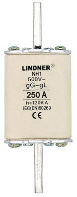 LINDNER品牌 NH1 NT1 熔断器 保险丝 250A 500V gG-gL 120KA询价