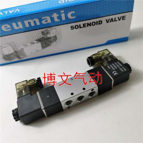 4V120-06电磁阀4V12006B/A PT端子式AC220V DC24电控换向阀询价