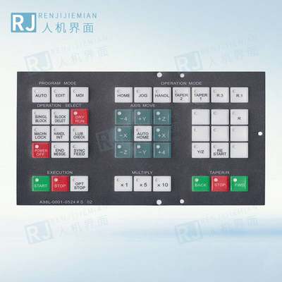 发那科A98L-0001-0524#J/0524T/0524#S02/#CH#A按键膜面膜询价