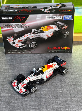 TOMY合金小汽车模型摆件TOMICA多美卡无限红牛F1方程式赛车玩具