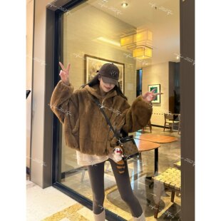 ENFUR 水貂皮草外套GG79120 月下花眠