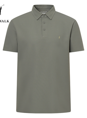 POLOWALK男装夏季新品男简约时尚百搭休闲短袖POLO衫AM1W52201451
