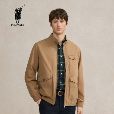 POLOWALK男式夹克外套2025秋季保罗新品休闲男款上衣AD5W53130161