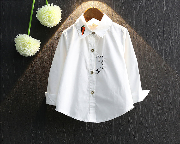Chemise fille à manche longue - Ref 2088785 Image 4