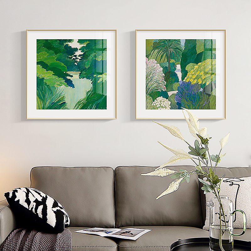 美画艺术  罗杰穆尔油画客厅沙发挂画治愈系小清新风景装饰画餐厅