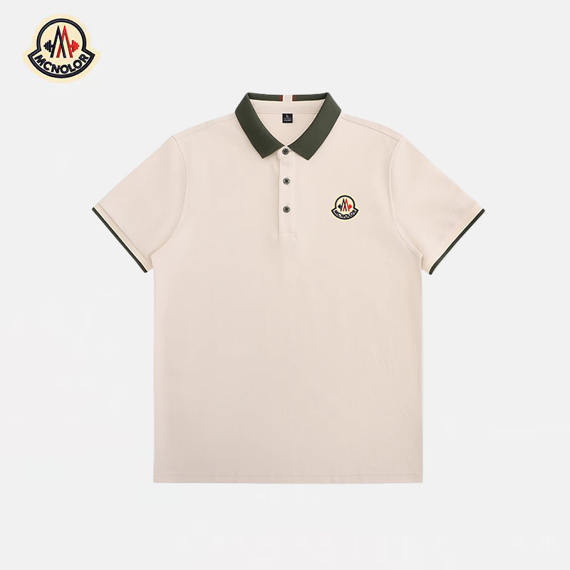香港直邮正品蒙口米POLO衫男2024新款休闲商务翻领简约男短袖T恤