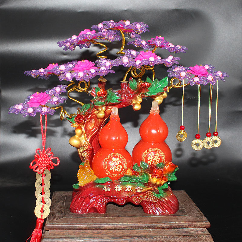 串珠手工发财树diy成人制作材DIY仿真材料
