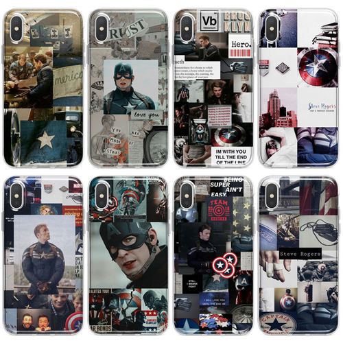 美国队长Captain America手机壳适用于iphone17PRO苹果123456安卓