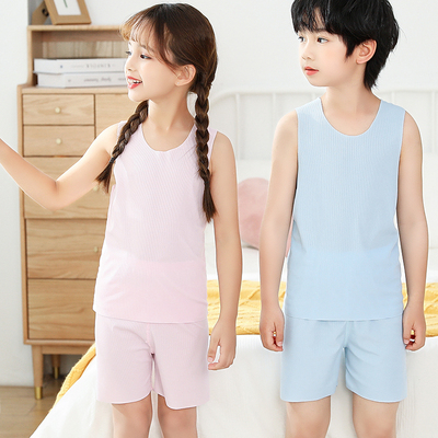 莫代尔无痕家居服夏季儿童